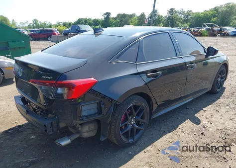 2023 Honda Civic Sport из США, поврежденный, VIN 2HGFE2F59PH511952